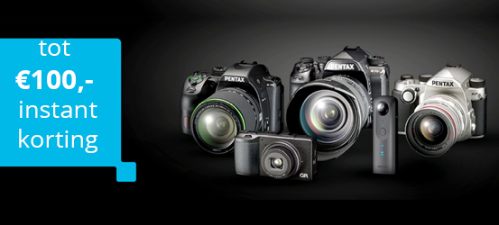 Pentax en Ricoh instant kortingsacties