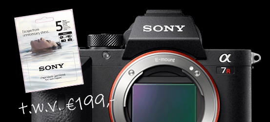 Bij Sony A7R IV Pre Order gratis DIBOXCC5 twv 199,-