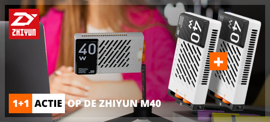 Zhiyun Fiveray M40 1+1 gratis