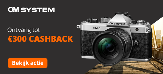 OM SYSTEM cashback actie
