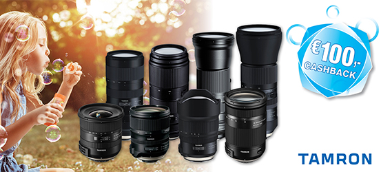 Tamron Zomer Cashback 2019