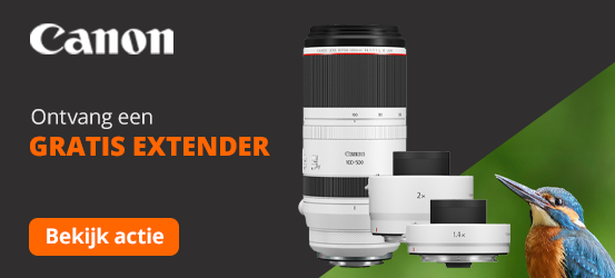 Canon RF 100-500mm met gratis RF Extender