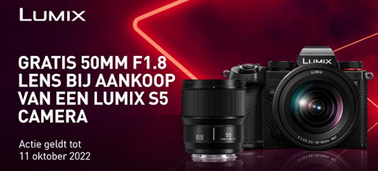 Lumix S5 met gratis 50mm