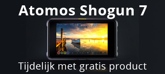 Tijdelijk gratis product bij Atomos Shogun 7