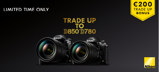 Nikon D780/D850 Trade-Up promotie
