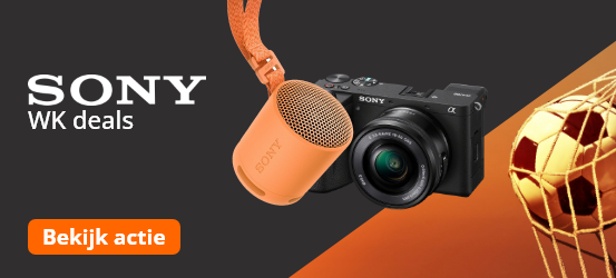 Sony gratis oranje bluetooth speaker