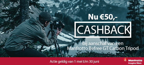 Manfrotto BeFree Carbon Cashback