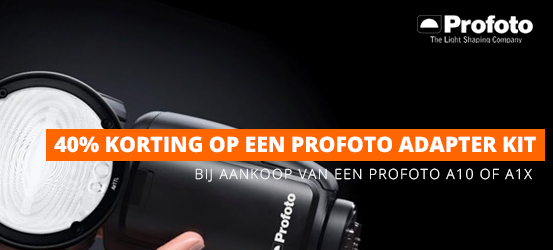 40% korting op een Profoto Adapter Kit