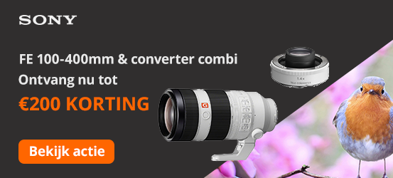 Sony 100-400mm promotie