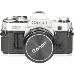Tweedehands Canon AE-1 met FD 50mm f/1.8 CM5242