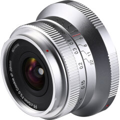 Laowa 15mm f/5 Cookie FF AA Sony FE Silver