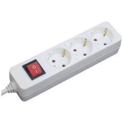 Brennenstuhl Power Strip 3-WEGS 1.40 M White - Geaard