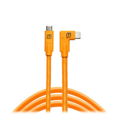 Tether Tools TetherPro USB-C to USB-C Right Angle - Orange