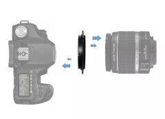 Caruba Omkeerring Canon EOS - 55mm