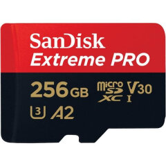 SanDisk MicroSDXC Extreme Pro 256GB 170mb + SD Adapter