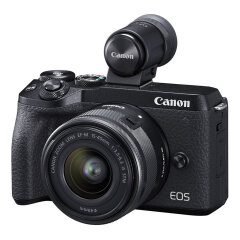 Canon EOS M6 Mark II + 15-45mm + EVF-DC2