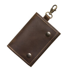 The Hantler Memory card holder Chocolate brown 3x SD / 2x CF