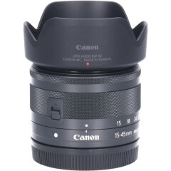 Tweedehands Canon EF-M 15-45mm f/3.5-6.3 IS STM - Zwart CM3420