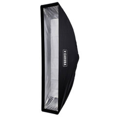 Caruba Quick Assembly Matte Zilver Strip Softbox 30x140 cm