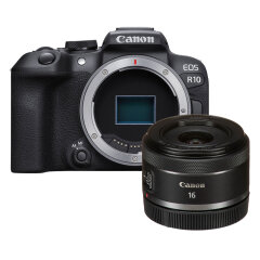 Cameraland Canon EOS R10 + RF 16mm f/2.8 STM aanbieding