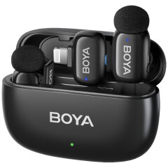 Boya MINI-15 Ultra-Mini Wireless Microphone - 2TX + 1RX - Lightning - OUTLET