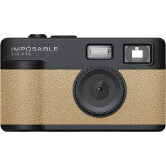 IMPOSABLE X10 PRO Classic Tan 12MP Screenless Retro Camera