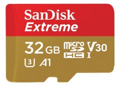 Sandisk MicroSDHC Extreme 32GB A1 V30 U3