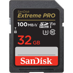 SanDisk Extreme Pro 32GB SDHC Memory Card 100MB 
