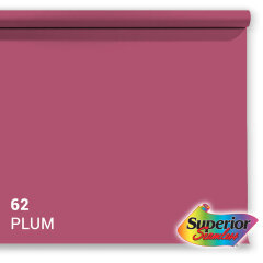 Superior Achtergrondpapier Plum 1.35m x 11m