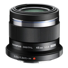 Olympus M.Zuiko Digital ED 45mm f/1.8 - Zwart
