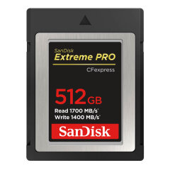 SanDisk CFexpress Extreme Pro 512GB 1700 / 1400MB/s type B