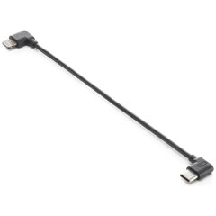 DJI Phone Charging/Audio Recording Cable (USB-C to Lighting, 15 cm) Black