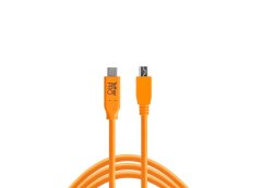 Tether Tools TetherPro USB-C - 2.0 Mini-B 5-Pin (4,6m oranje)
