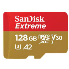 SanDisk Extreme MicroSDXC 128GB + Adapter