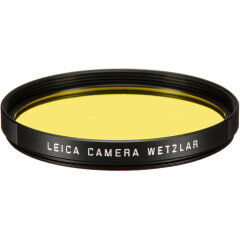 Leica 13073 Filter Yellow E49 zwart
