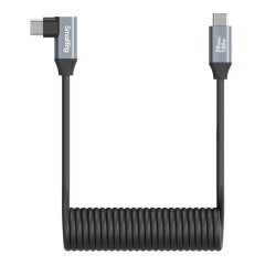 SmallRig 4792 USB-C (Straight) To USB-C (Angled) Coiled Data cable