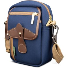 Billingham Stowaway Airline - Navy Fibrenyte / Chocolate
