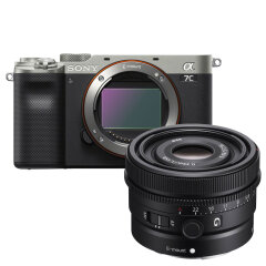 Sony A7C Zilver + 50mm