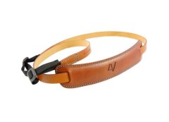 4V Design Classic Medium Neck Strap Tuscany Leer  - Brown/Cyan