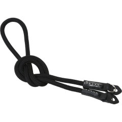 Artisan & Artist ACAM 301 silk/leather camera strap Zwart