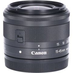 Tweedehands Canon EF-M 15-45mm f/3.5-6.3 IS STM - Zwart CM3764