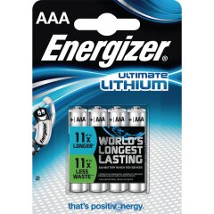 Energizer Lithium Batterij AAA 1.5 V Ultimate 4-Blister
