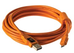 Tether Tools TetherPro USB 2.0 - Micro-B 5 pin (4,6m oranje)