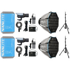 Nanlite FC-60B LED Bi-Colour Spot Light Dual Kit