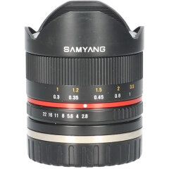 Tweedehands Samyang 8mm T3.1 Cine Fish-Eye II Sony E-Mount CM9554