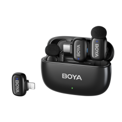 Boya Mini 2-01 (Black) 1X RX USB-C + 1X RX Lightning + 2X TX
