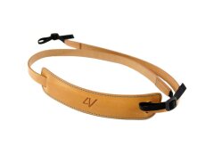 4V Design Classic Medium Neck Strap Tuscany Leer - Natural/Cyan