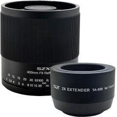 Tokina SZX Super Tele 400mm f/8.0 MF Nikon F Extender Kit