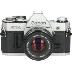 Tweedehands Canon AE-1 + Canon New FD 50mm f/1.8 CM3198