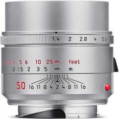Leica Summilux-M 50mm f/1.4 zilver